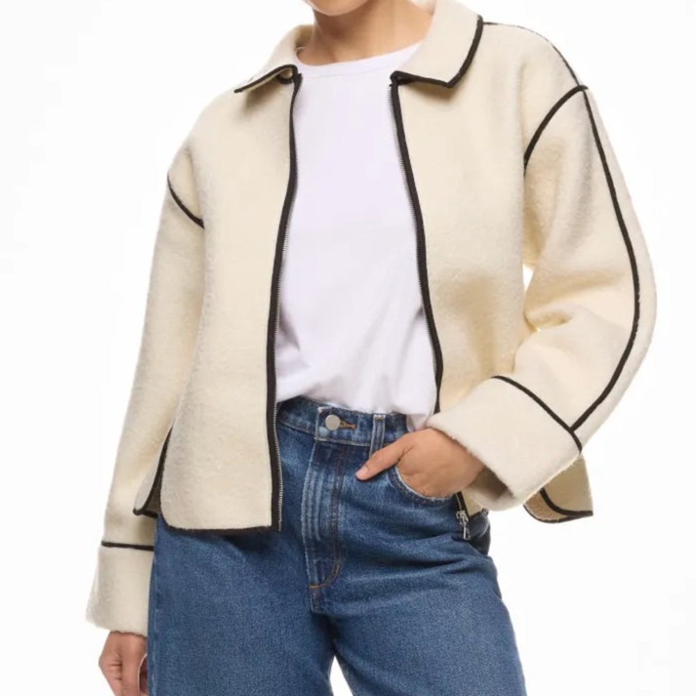 Modern Citizen Madison white shearling Jacket